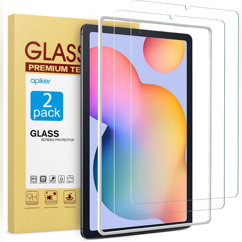 apiker 2 Pack Screen Protector for Samsung Galaxy Tab S6
Lite 10.4 inch